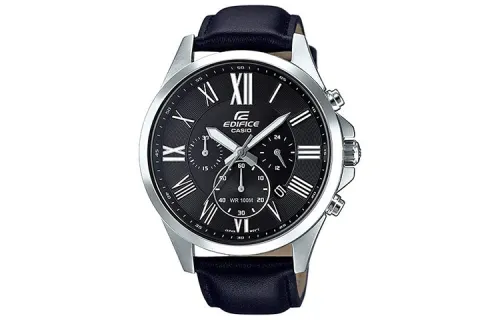 CASIO Men EDIFICE 54mm Black Watch EFV-500L-1A