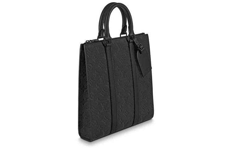 Мужская сумка Louis Vuitton Sac Plat Cross Taurillon (черная) — фото 2