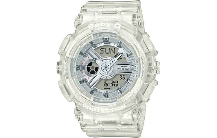 CASIO BABY G Theme Collection Joker Fish Quartz Movement Resin Strap Watch Women's Watch Gray Dial