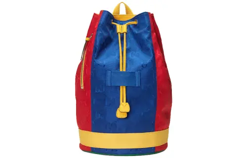 GUCCI Nylon Backpack For Kids' Yellow/Blue/Red