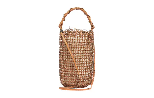LOEWE Cow Leather Handbag Women's Brown