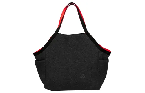 Adidas Cotton Blend Patchwork Handbag Regular Unisex Black