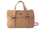 Bottega Veneta Sheepskin Flap Shoulder Bag, Crossbody Bag Handbag Women's Beige