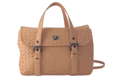 Bottega Veneta Sheepskin Flap Shoulder Bag, Crossbody Bag Handbag Women's Beige