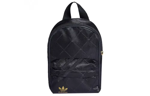 Adidas Originals Trefoil Polyester Crossbody Bag Backpack Mini Women's Black