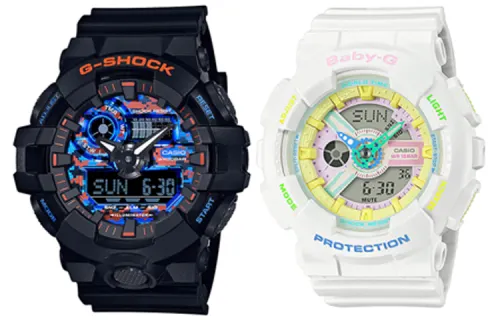 CASIO Unisex Pair Table Series White Watch
