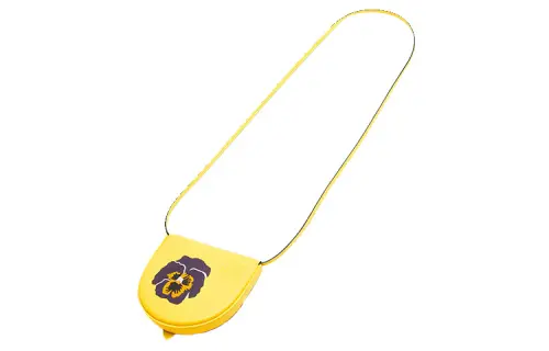LOEWE Heel Soft Cow Leather Shoulder Bag, Crossbody Bag Small Women's Yellow