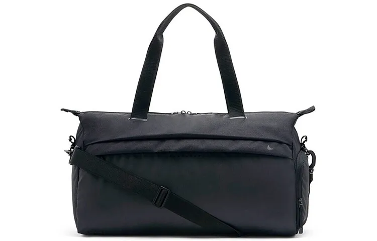Nike Polyester Tote Bag, Shopping Bag, Crossbody Bag, Shoulder Bag Regular Unisex Black