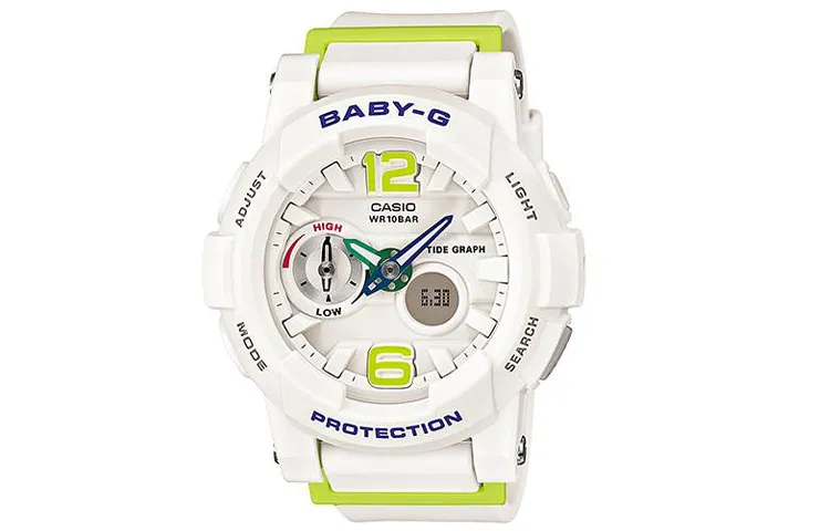 CASIO Women's BABY-G White Watch BGA-180-7B2