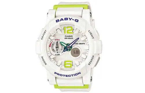 CASIO Women's BABY-G White Watch BGA-180-7B2