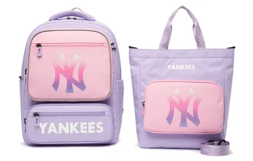 MLB Polyester Handbag, Shoulder Bag, Laptop Bag, Backpack Regular Unisex Purple