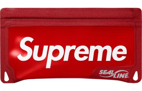 Supreme Oxford Wallet Clutch Unisex Black/Red