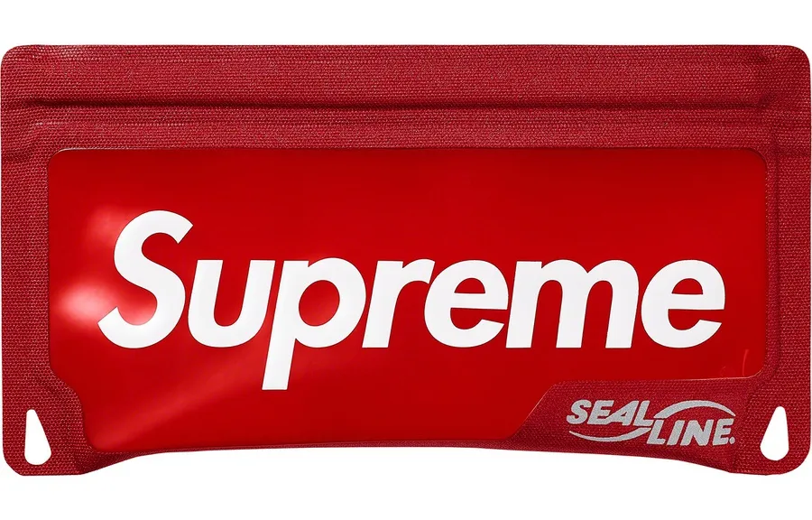Supreme Oxford Wallet Clutch Unisex Black/Red