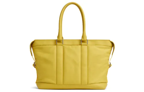 Bottega Veneta Deerskin Briefcase, Tote Bag, Shopping Bag, Shoulder Bag, Crossbody Bag, Handbag Men's Yellow