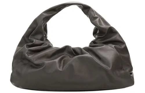 Bottega Veneta Leather Handbag Large Women's Coffee