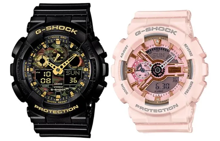 CASIO Unisex Pair Table Series Black Watch