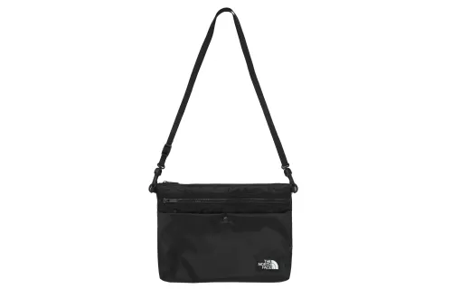 THE NORTH FACE 1.2L Shoulder Bag, Crossbody Bag, Outdoor Bag Nylon Pure Black Unisex