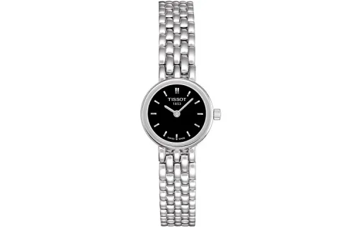 TISSOT Le Ai Collection Quartz Movement Women's Watch 19.5mm Black Dial Stainless Steel Case