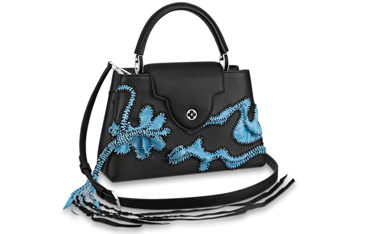 LOUIS VUITTON ArtyCapucines Nicholas Hlobo Pm Black/Blue