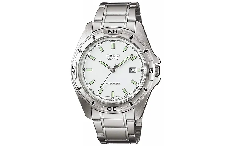CASIO Men Standard Series 42mm White Watch MTP-1244D-7AJF