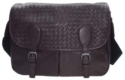 Bottega Veneta Cow Leather Crossbody Bag, Shoulder Bag Women's Coffee