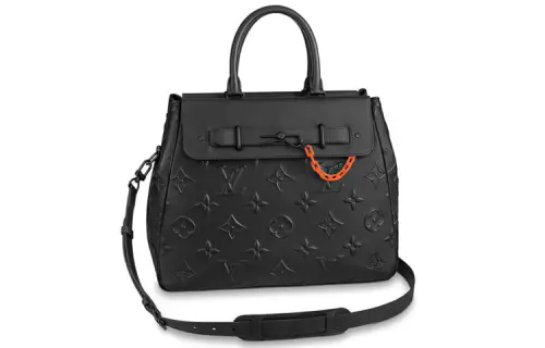 LOUIS VUITTON Steamer Tote Monogram Black