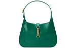 GUCCI Jackie 1961 Leather Crescent Shoulder Bag Shoulder Bag Small Women's Emerald Green