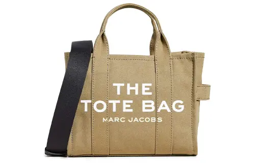 MARC JACOBS Canvas Tote Bag, Shopping Bag, Shoulder Bag, Handbag Mini Women's Green