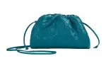 Bottega Veneta Sheepskin Woven Cloud Bag, Crossbody, One Shoulder Clutch Mini Women's Wild Duck Green