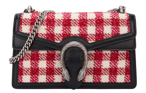 GUCCI Dionysus With Leather Shoulder Bag, Crossbody Bag Small Women's