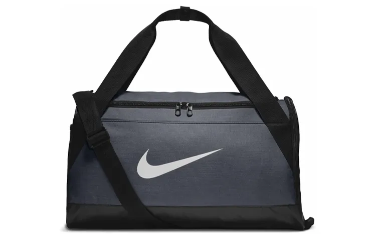 Nike Polyester Shoulder Bag, Travel Bag, Gym Bag Regular Unisex Gray