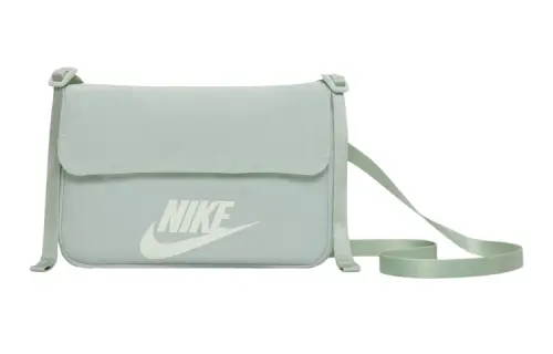 Nike Polyester Shoulder Bag, Crossbody Bag Regular Unisex Mint Green