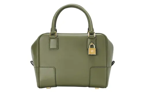 LOEWE Amazona Nappa Calfskin Shoulder Bag, Crossbody Bag, Handbag Mini Women's Avocado Green