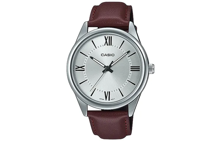 CASIO Men Standard Series Silver Watch MTP-V005L-7B5