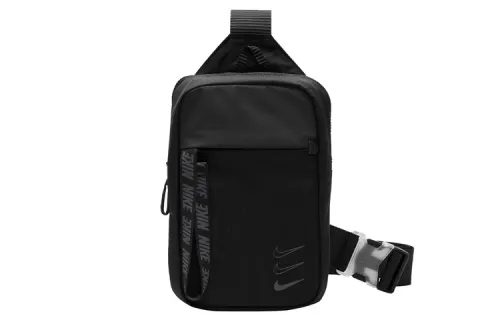 Nike Polyester Sling Bag, Fanny Pack Unisex Black