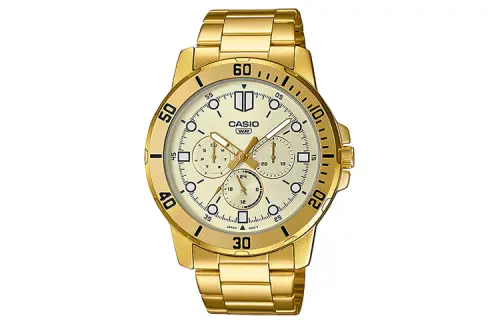 CASIO Men Standard Series Gold Watch