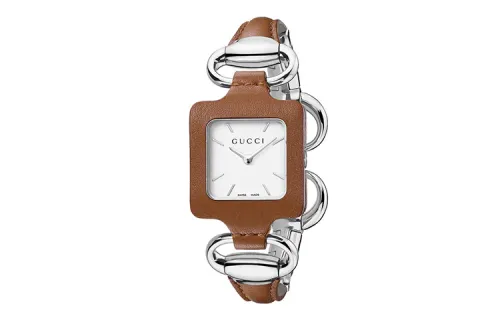 GUCCI 1921 Wrist Watches Quartz Movement Steel Strap White Dial Women's Watch