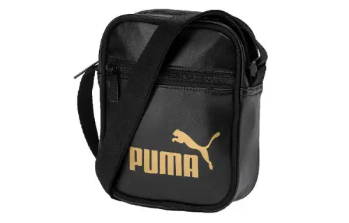 PUMA Polyamide Crossbody Bag, Fanny Pack Regular Unisex Pure Black