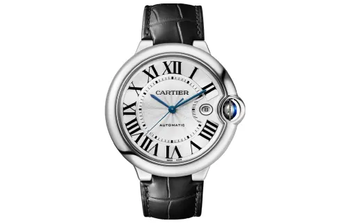 CARTIER Blue Balloon Collection Automatic Mechanical Movement Men's Watches Watch 42mm Silver Dial