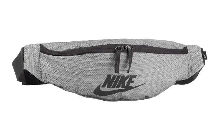 Nike Classic Polyamide One Shoulder Crossbody Fanny Pack Regular Unisex Silver Gray