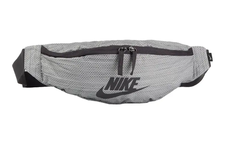 Nike Classic Polyamide One Shoulder Crossbody Fanny Pack Regular Unisex Silver Gray