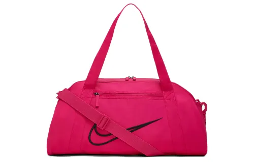 Nike Polyester One Shoulder Handbag, Travel Bag, Gym Bag Regular Women's Raspberry Red