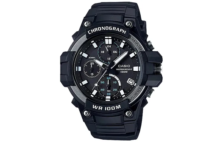 CASIO Men Standard Series 51.8mm Black Watch MCW-110H-1A