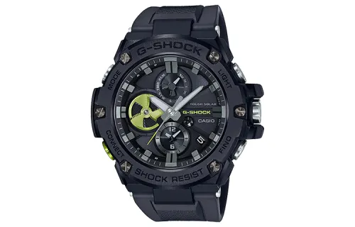 CASIO Men G-STEEL Series Black Watch GST-B100B-1A3