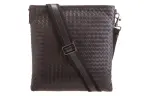 Bottega Veneta Cow Leather Shoulder Bag, Crossbody Bag Regular Men's Coffee