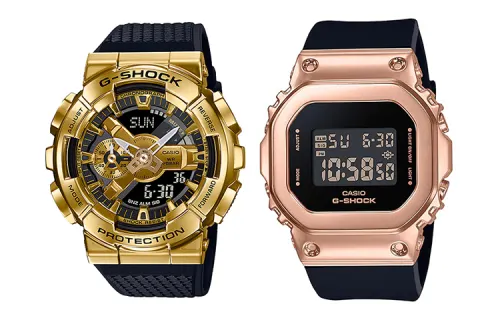 CASIO Unisex Pair Table Series Black Watch