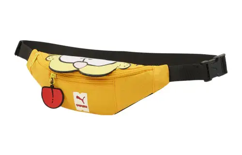 PUMA GARFIELD Collaboration Fabric Sling Bag, Fanny Pack Regular Men's Fish Tail Chrysanthemum Yellow