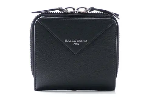 Balenciaga Leather Bag, Coin Purse Women's Black