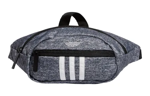 Adidas Originals Trefoil Polyester Sling Bag, Shoulder Bag, Crossbody Bag, Fanny Pack Unisex Gray