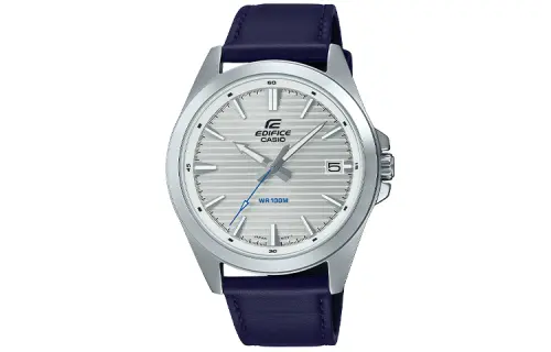 CASIO Men EDIFICE Silver Watch EFV-140L-7AV